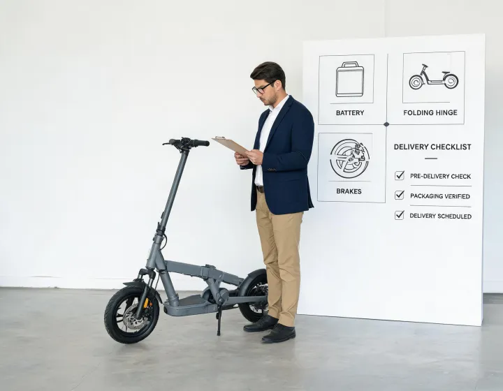 Custom electric scooter procurement planning